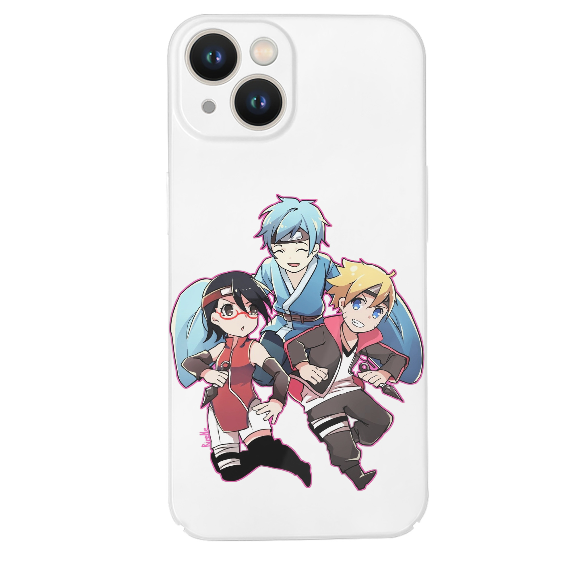 （画像用） NARUTO -ナルト- うちは サラダ Uchiha Sarada 【iPhone 14シリーズ対応】ハードケース